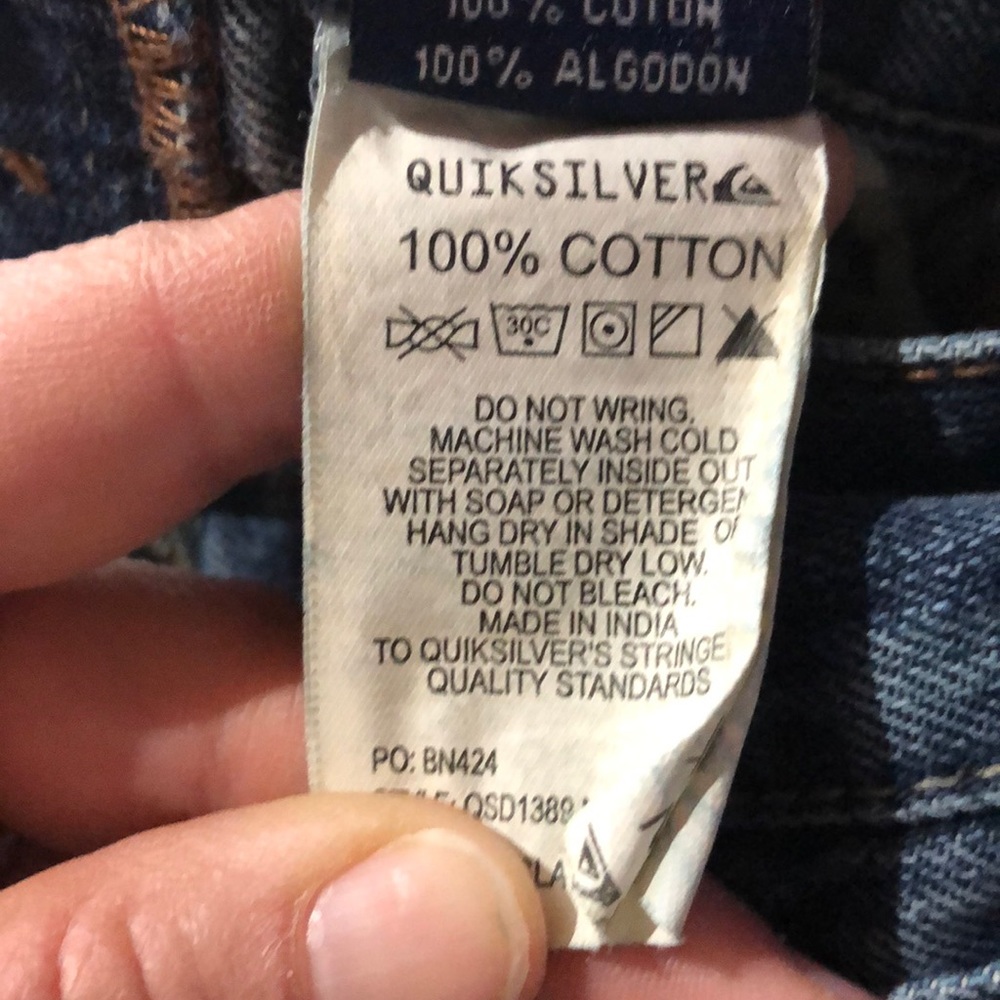 Quicksilver regular fit jeans size 32 - Picture 8 of 8